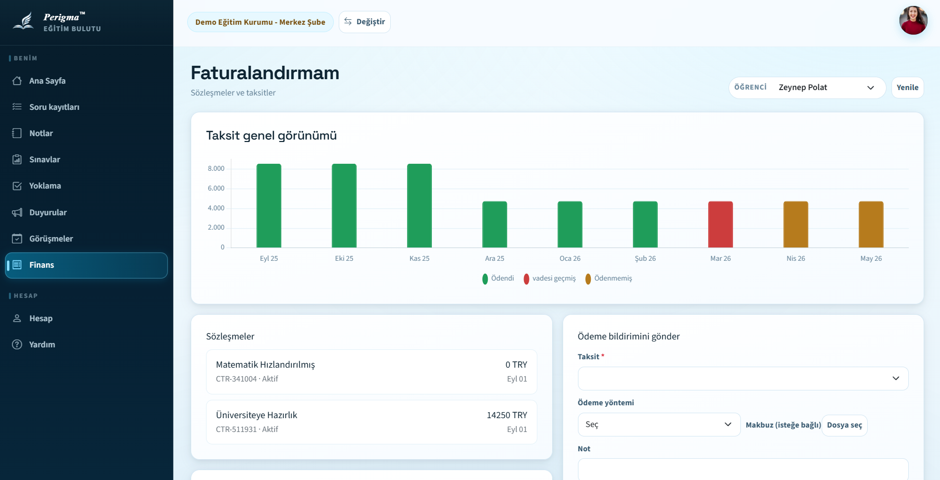 Finance and Collections